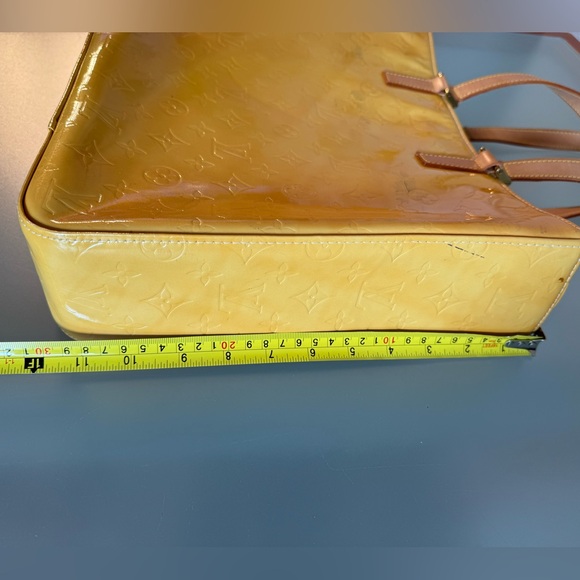 Louis Vuitton Yellow Monogram Tote, 16x12x3.5 - Picture 9 of 12